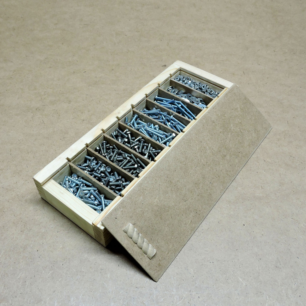 Набір 1х болтів, гайок, шайб М4 1100шт Миколаїв - фото 6