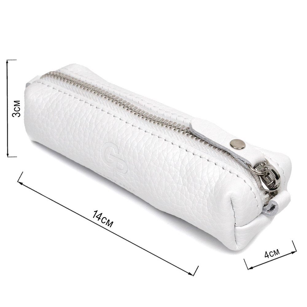 Чудова шкіряна ключниця GRANDE PELLE 11671 Білий Київ - фото 3