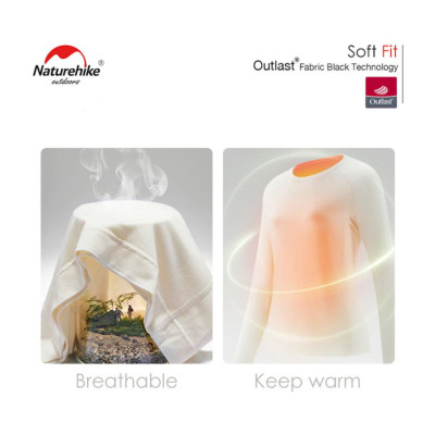 Термокофта Naturehike NH22NY009 чорний XL (6927595705353) Вінниця - фото 4