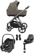 Детская коляска Espiro Miloo – zestaw 4w1 – z fotelikiem Maxi-Cosi Pebble 360 i bazą Familyfix 360 – 209 Charming Touch Киев