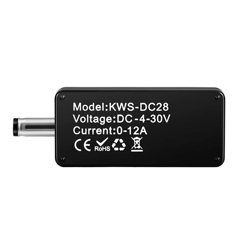 Тестер тока напряжения мощности энергии 4-30В 0-12А, 5.5x2.5мм, KWS-DC28 Вінниця - фото 6