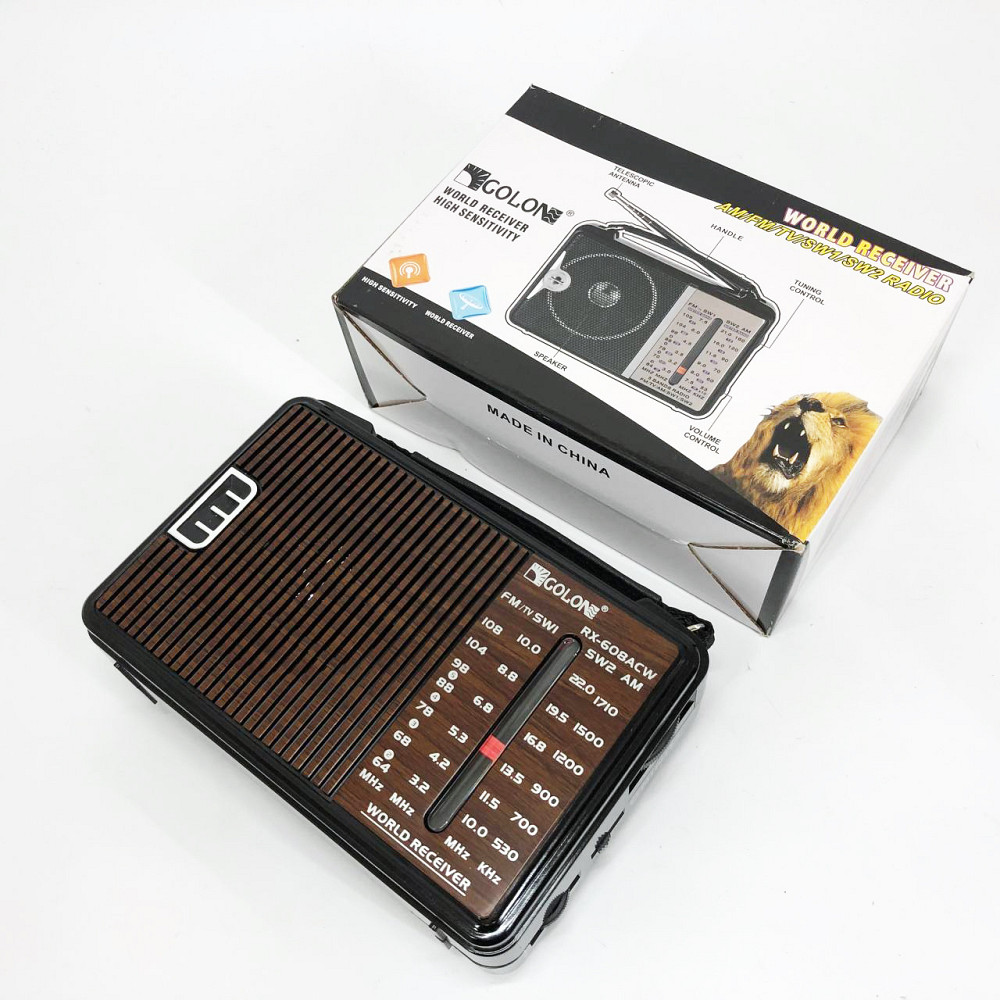 FM-радіоприймач GOLON, Радіо портативне переносне, Портативне радіо Приймач фм SY-33 Львів - фото 6
