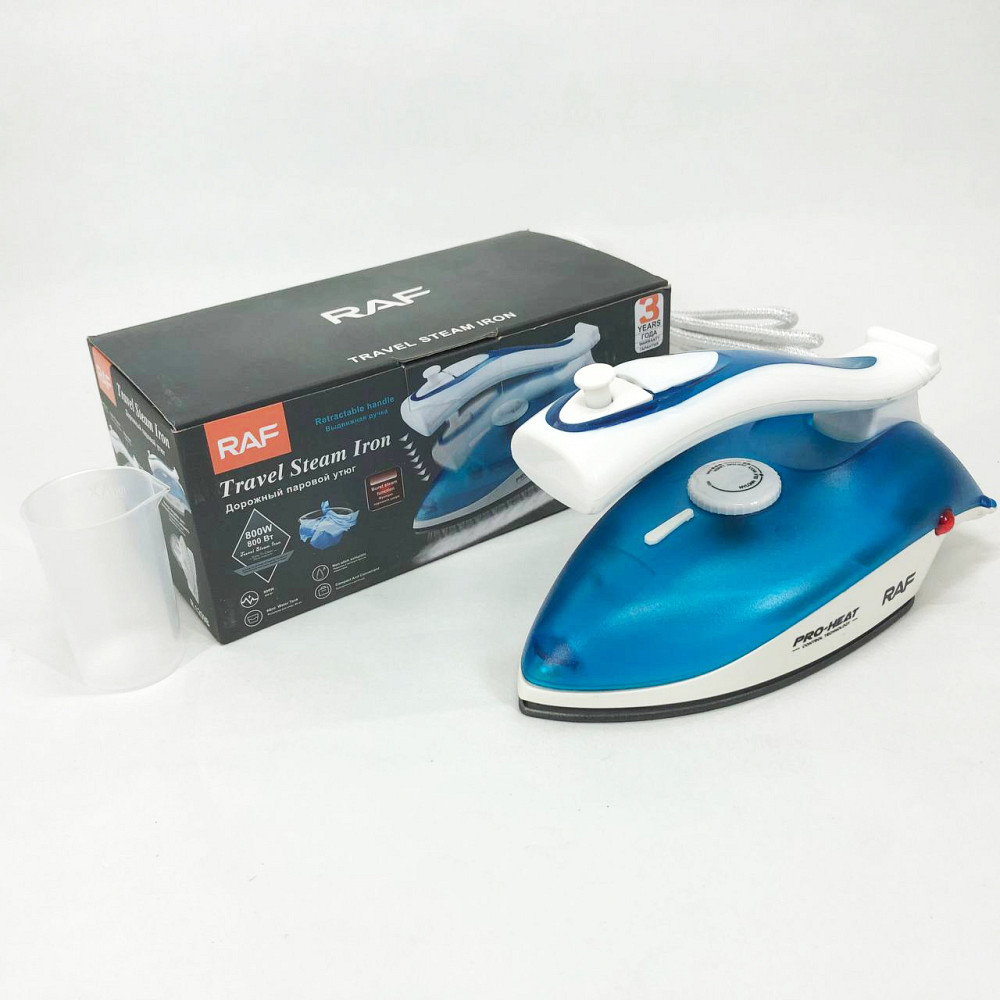 Утюг с паром для глажения RAF R.1259B 800 Вт, Хороший утюг для глажки вещей Домашний с паром IL-41 Львов - изображение 6