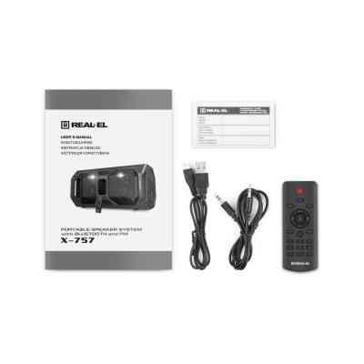 Акустична система REAL-EL X-757 Black Вінниця