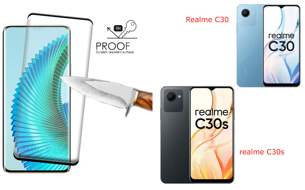 Захисне скло HyperGlass Pro для Realme C30, realme C30s – максимальна чутливість та захист Київ - фото 1