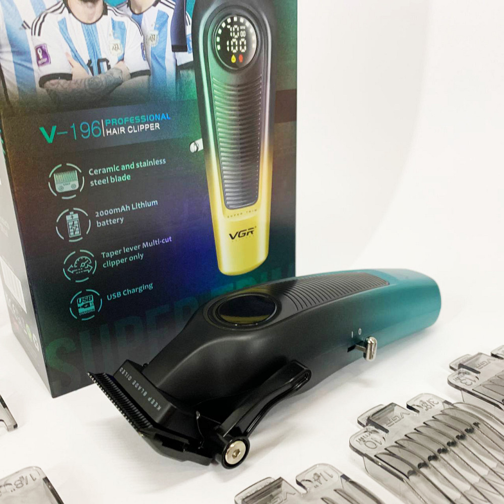 Триммер для волос портативный VGR V-196, Беспроводной аккумуляторный триммер для стрижки волос NJ-54 Львов - изображение 20