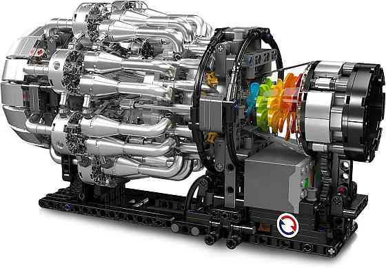Конструктор Technic Турбореактивний двигун 1214 деталей — Mould King 10216, сумісний з LEGO Technic Київ