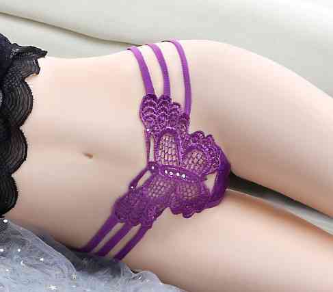 Стрінги з метеликом 42 фіолетовий Київ