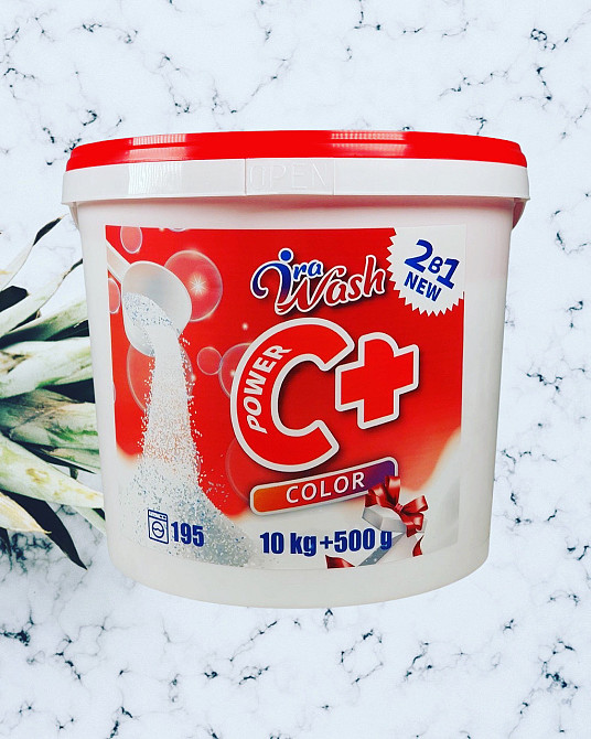 Порошок для прання Ira Wash C+ Color 10,5 кг 195 прань (1913685522) Виноградов - изображение 4