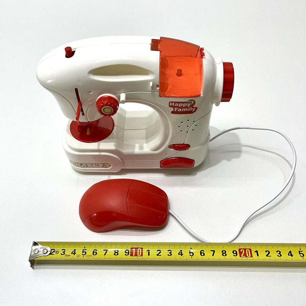 Набір побутової техніки Limo Toy дитячий швейна машинка пральна машинка музика звук світло на батарейках Біло-червоний (LS8234K) Чернігів - фото 4