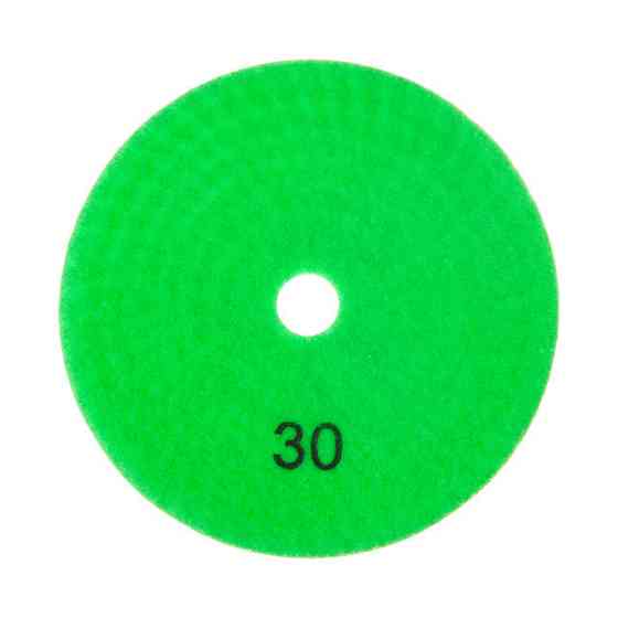 Окружность алмазная шлифовальная, гибкая на липучке 125 мм P30. INTERTOOL BT-0922 Киев