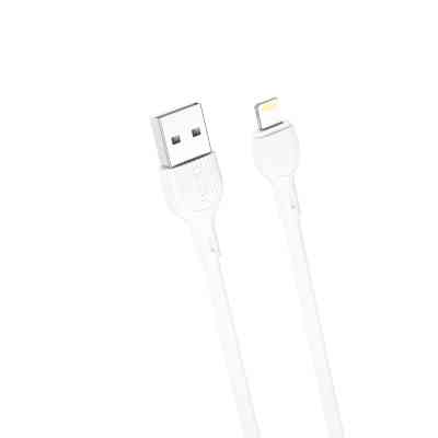 Дата кабель USB 2.0 AM to Lightning 2.0m 2.1A white XO (NB200-L2-WH) Винница