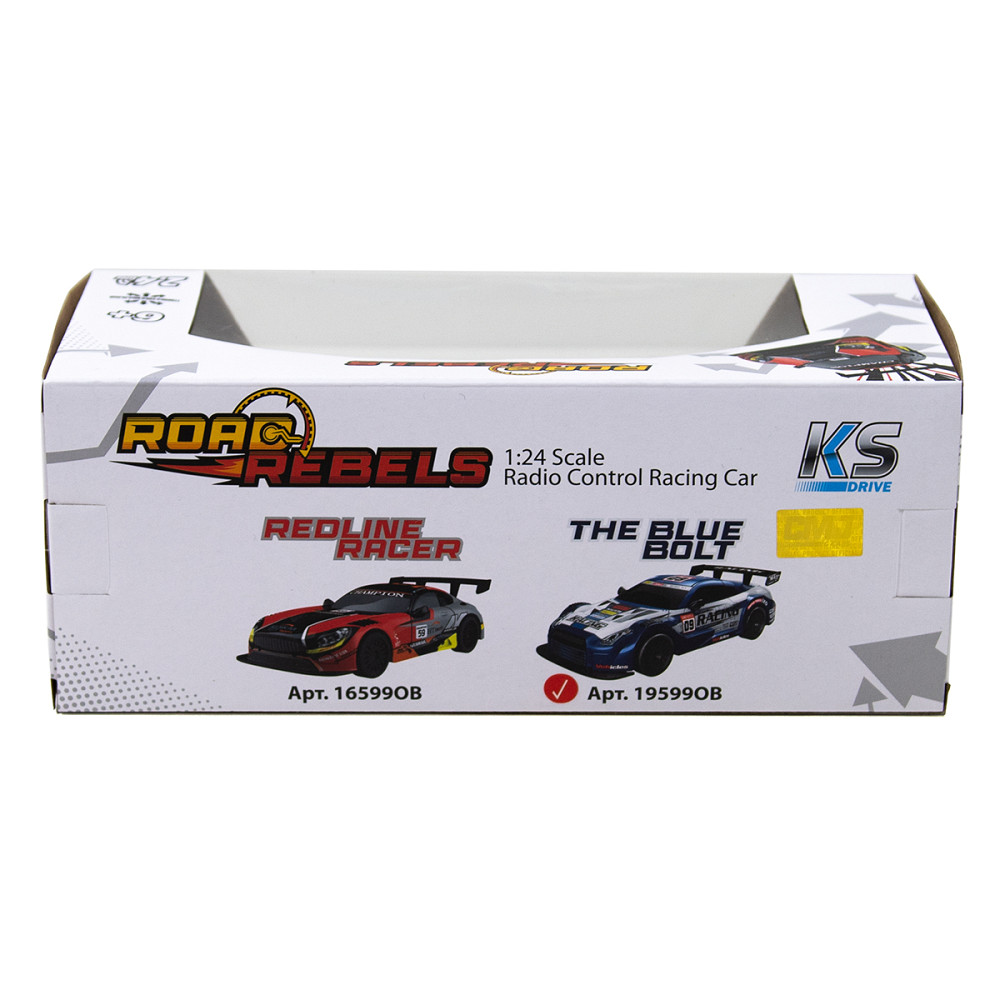 Автомобіль KS Drive на р/к - Road Rebels (1:24, блакитний) Дніпро - фото 3