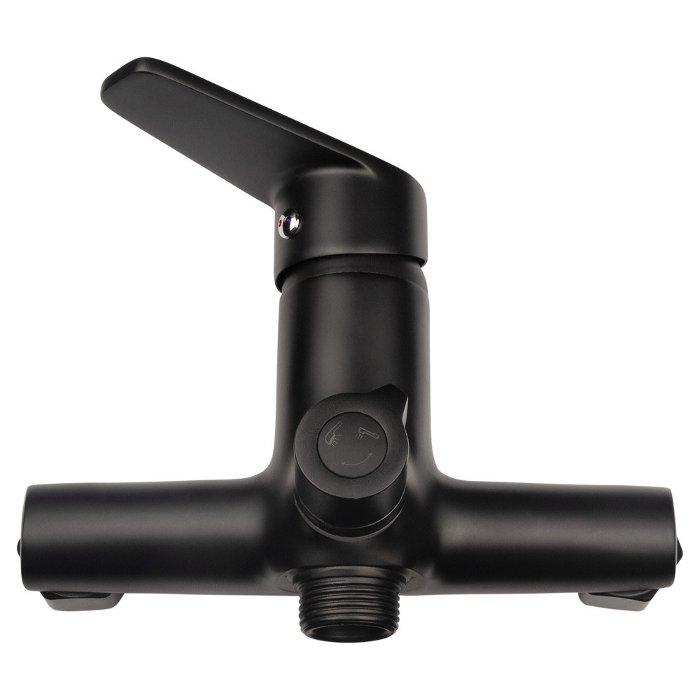 Змішувач s37 Ø35 для ванни вилив прямий 350 мм дивертор вбудований картриджний (B) AQUATICA (9737225) Київ - фото 6