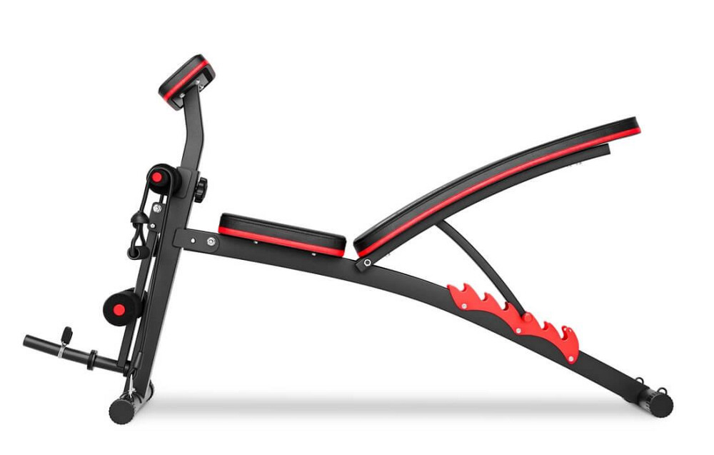 Набір Hop-Sport Premium 59кг з лавою HS-1035 та штангою Київ - фото 3