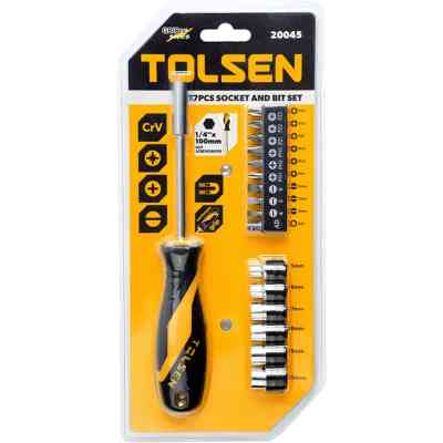 Отвертка Tolsen 17 насадок (20045) Винница