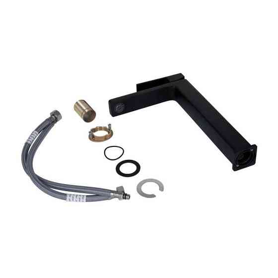 Смеситель для раковины Qtap Gemini QTGEM269BLM45678 (k35), однорычажный, высокий, Black Matt Харьков