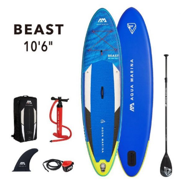 Надувная SUP доска Aqua Marina Beast BT-21BEP 10'6  - прогулочный сапборд для коротких и долгих выхо Дніпро