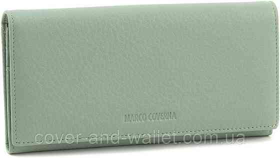 Красивый женский кошелек фисташкового цвета из натуральной кожи Marco Coverna W 002 Киев