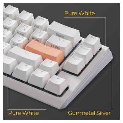 Клавіатура Ducky One 3 SF Cherry MX Brown RGB UA USB White (DKON2167ST-BUAPXPWWWSC1) Вінниця