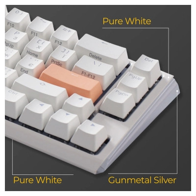 Клавіатура Ducky One 3 SF Cherry MX Brown RGB UA USB White (DKON2167ST-BUAPXPWWWSC1) Вінниця - фото 5