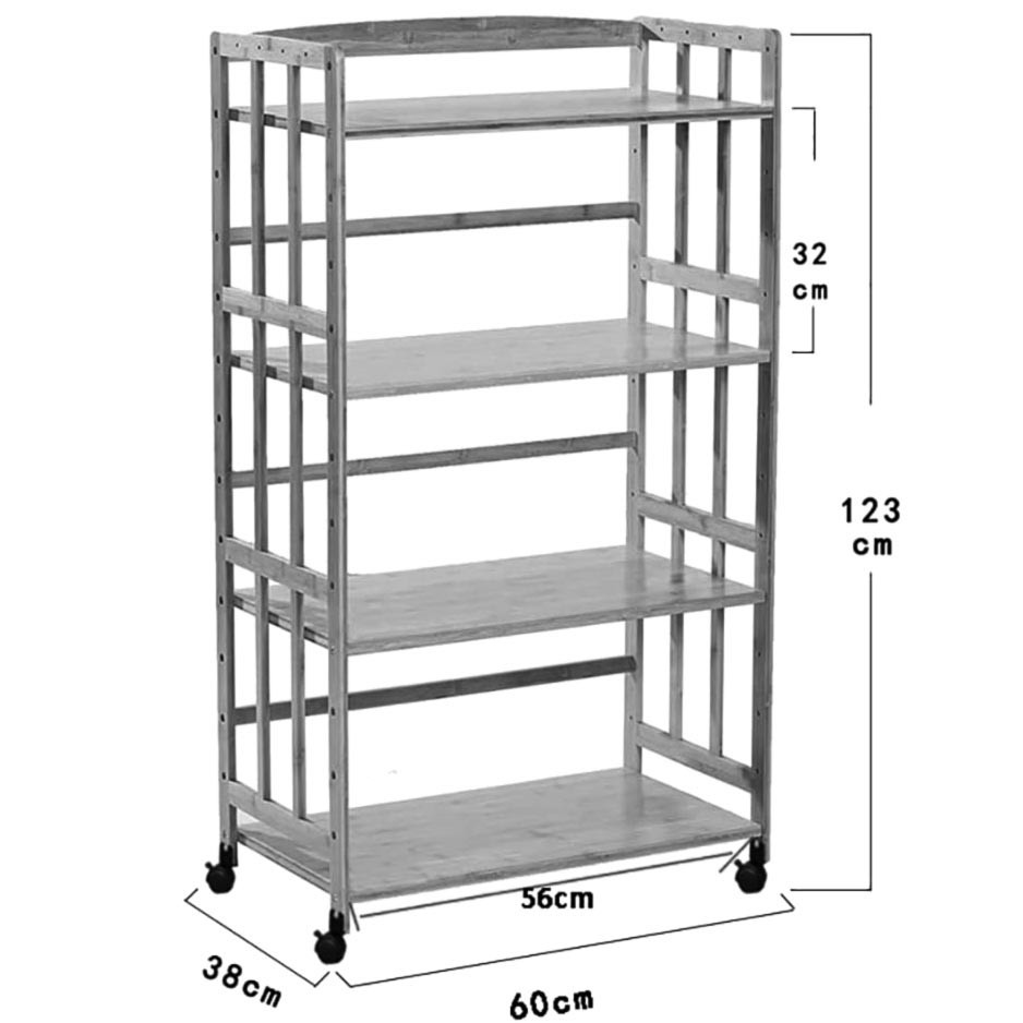 Етажерка на колесах "Талкіна 123" капучино Миколаїв - фото 2