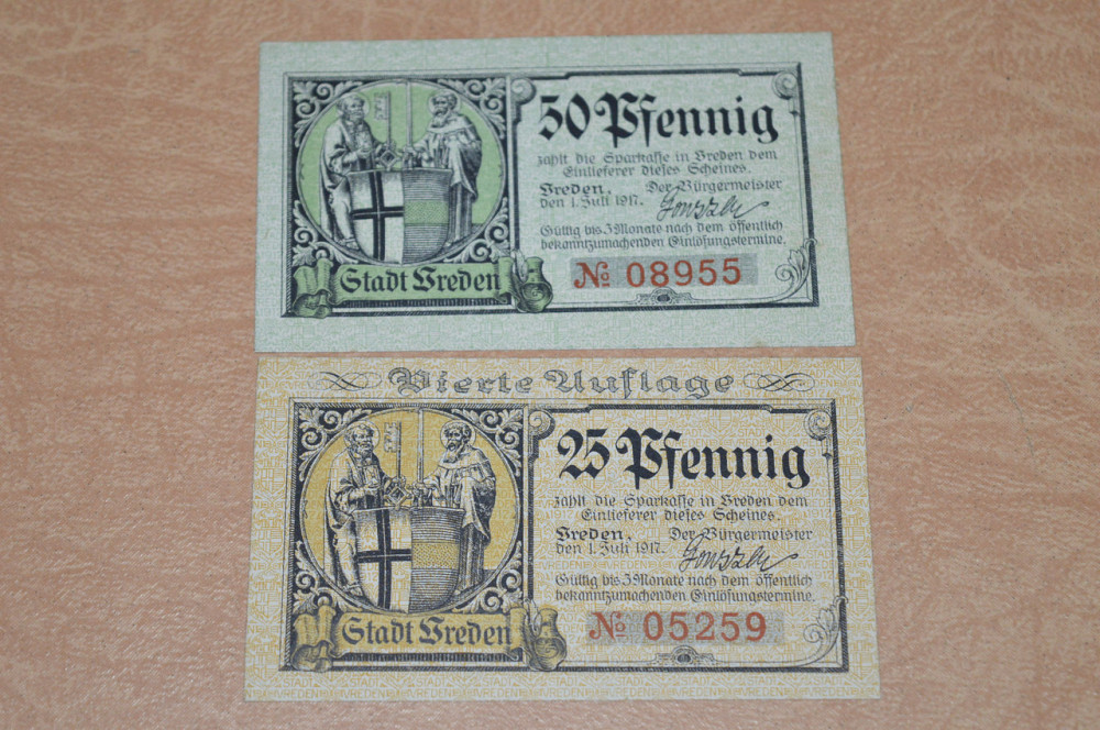 Німеччина. Нотгельд. 25,50 Pf 1917 року ( 1 ) Полтава - фото 1