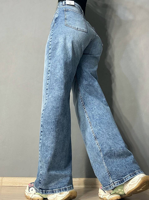 Джинсы женские Its Basic 2507-4 wide leg палаццо стрейчевые голубые, голубой, 40, 40, 84 см, 110 см Киев - изображение 12