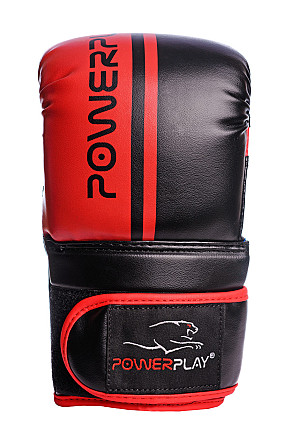 Снарядні рукавиці PowerPlay 3025 Чорно-Червоні S Кам'янське - фото 2