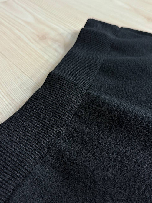 Спідниця жіноча My fashion 6808-80 в’язана з розрізом середня довжина, чорний, one size Київ - фото 7