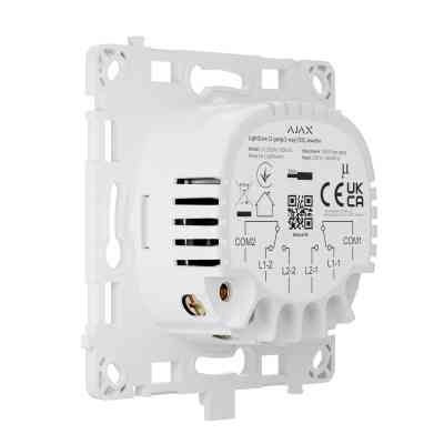 Розумний вимикач Ajax LightCore(2-gang/2-way) Вінниця