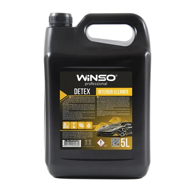Очисник салону WINSO Detex Interior Cleaner, концентрат 1:10, 5 л Ковель - фото 1