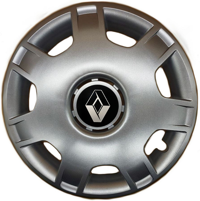 Автомобильные модельные колпаки R14 Renault 205 4шт, SJS, серебряные Киев - изображение 1