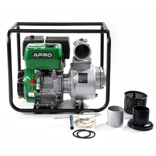 Мотопомпа бензинова 13к/с 25 м 100 м³/год 4-х тактний WP-100 APRO Житомир - фото 8