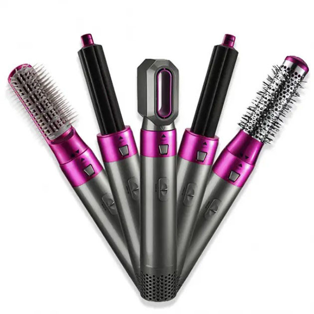 Фен з різними режимами 5, Фен для об'ємної укладки, Багатофункціональний фен-щітка для волосся GC-68 Львів - фото 4