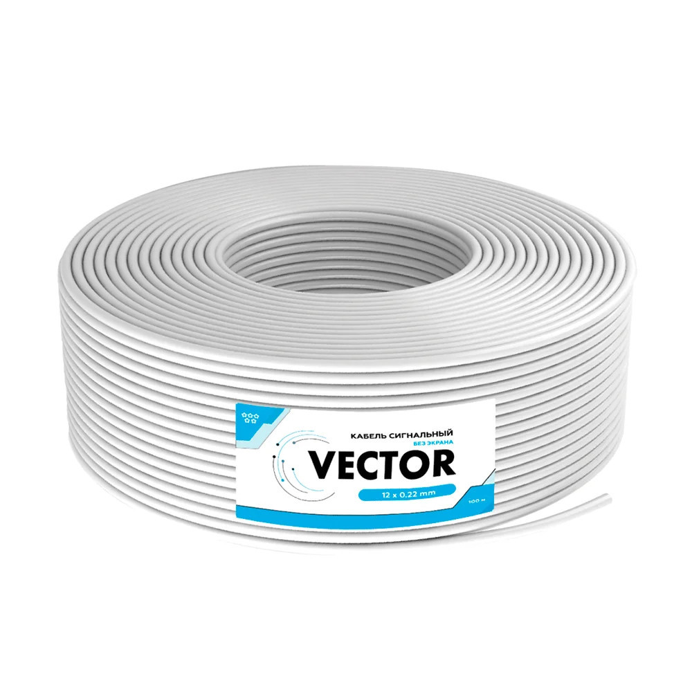 Кабель сигнальний Vector 12х0.22 CCA 100m (35-00005) Київ - фото 3