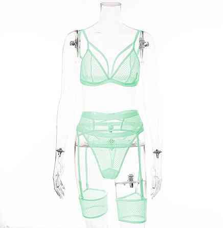 Комплект белья прозрачный 42-44 ментоловый Киев
