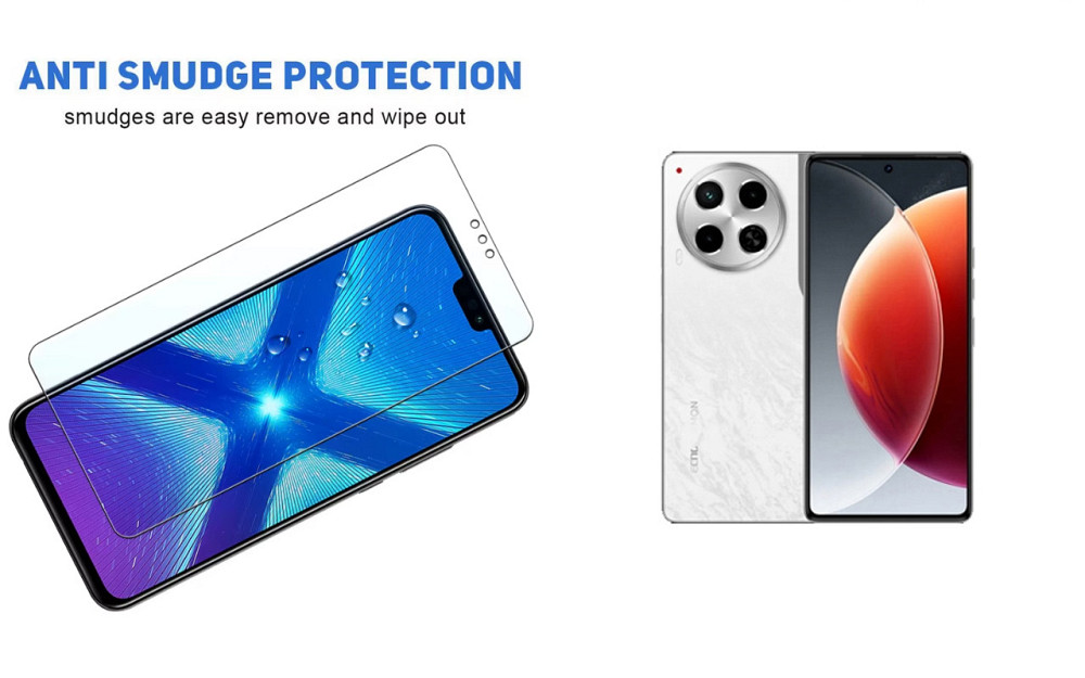 Защитное стекло NeoGlass для Tecno Camon 30 – ультрапрозрачное и устойчивое Киев - изображение 3