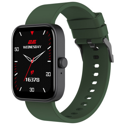 Смарт-часы 2E Alpha SQ Music Edition 46mm Black-Green (2E-CWW40BKGN) Винница - изображение 1