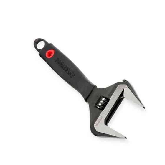 Ключ розвідний 150 мм гумова ручка, вузька головка, подовжені губки, збільшене захоплення 0-34мм Мукачево