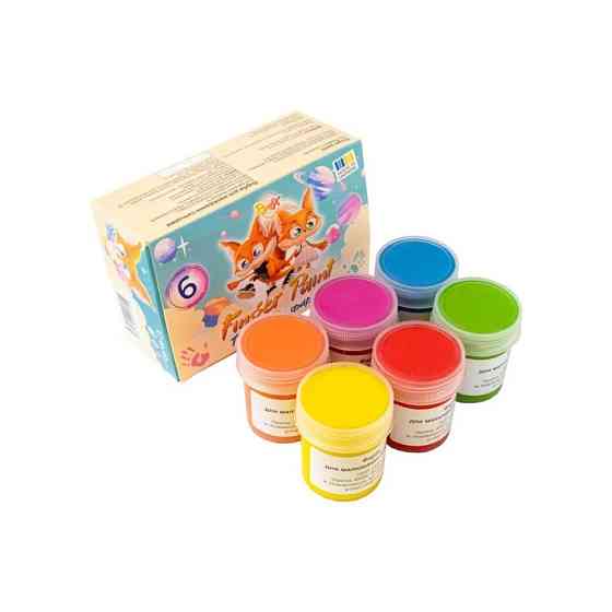 Набір пальчикових фарб 840602, 6 кольорів по 40 мл Вінниця