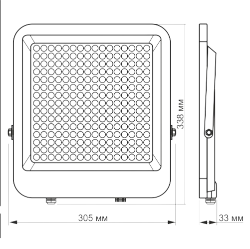 LED Прожектор 200W 5000К 220V VL-F2-2005G Videx Житомир