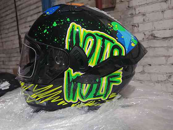 Шлем-интеграл (mod:X9) (size:L, темно зеленый) Мукачево