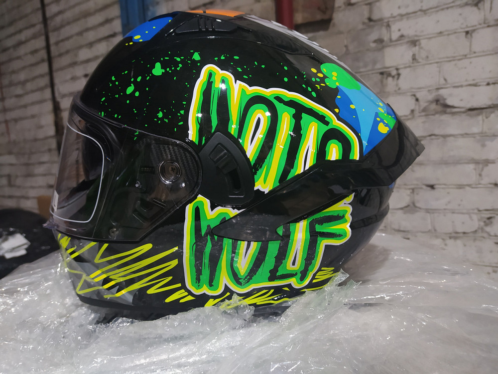 Шолом-інтеграл (mod:X9) (size:L, темно-зелений) Мукачево - фото 1