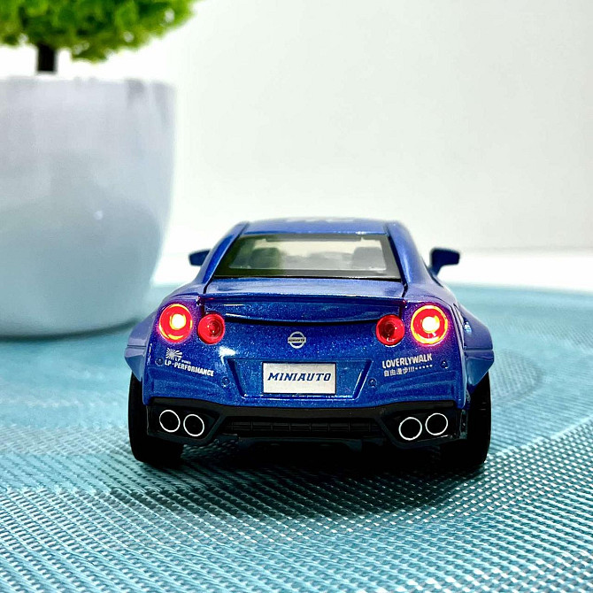 Машинка TK Union Auto Expert Nissan GTR металева світло/звук/інерційна Синя (38071) Чернігів - фото 5