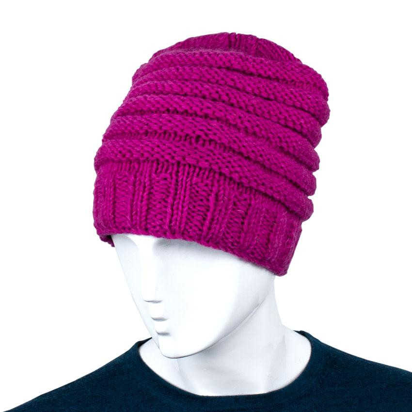 Зимова жіноча шапка із вовни Київ - фото 1