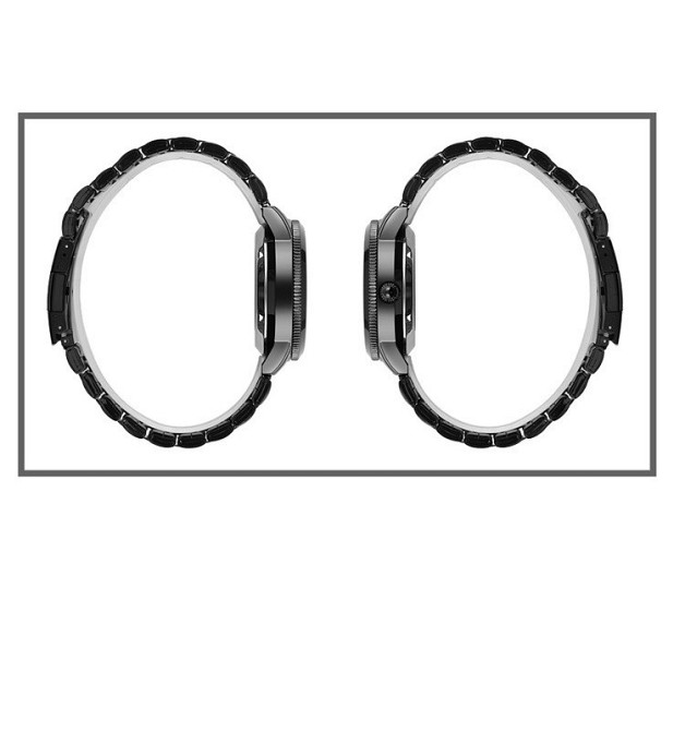 Чоловічий годинник скелетон Skmei 9205 механічні (Чорні з білим) Вінниця - фото 8