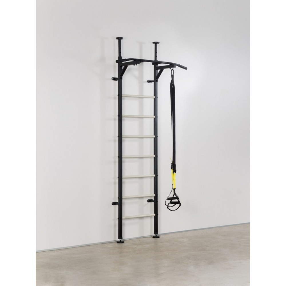 Шведская стенка Tornado Pro Black, профессиональный тренажер для взрослых до 120 кг,  кольцо для груши Каменское - изображение 4