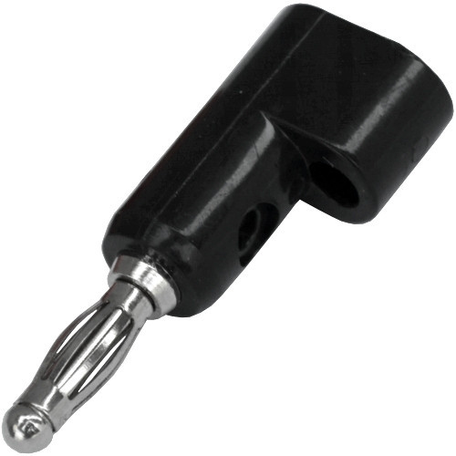 Штекер акустичний Banan 4 мм, корпус пластик, чорний (Т1) Полтава - фото 1