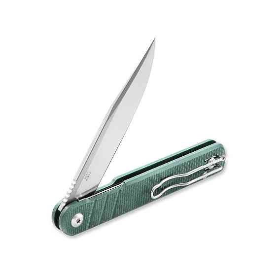 Нож складной туристический Ganzo G772-GB (8.9 см) 8CR14 / G10 зеленый Киев